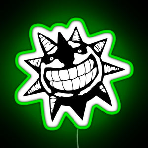 Soul Eater Sun RGB neon sign green