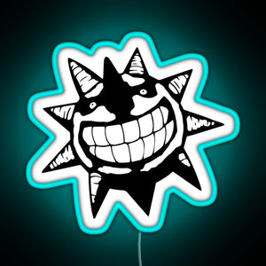 Soul Eater Sun RGB neon sign lightblue 