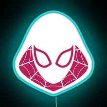 Charger l&#39;image dans la galerie, Spider Gwen RGB neon sign lightblue 