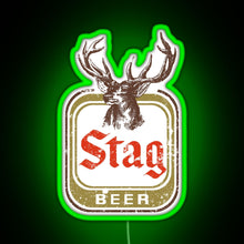 Charger l&#39;image dans la galerie, Stag Beer RGB neon sign green
