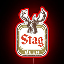 Charger l&#39;image dans la galerie, Stag Beer RGB neon sign red