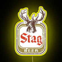 Charger l&#39;image dans la galerie, Stag Beer RGB neon sign yellow