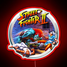 Charger l&#39;image dans la galerie, Street Fighter II RGB neon sign red