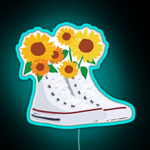 Sunny Chucks RGB neon sign lightblue 