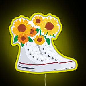 Sunny Chucks RGB neon sign yellow