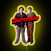 Charger l&#39;image dans la galerie, Superbad Movie RGB neon sign yellow