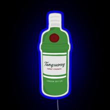 Charger l&#39;image dans la galerie, Tanqueray gin bottle RGB neon sign blue