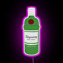 Charger l&#39;image dans la galerie, Tanqueray gin bottle RGB neon sign  pink