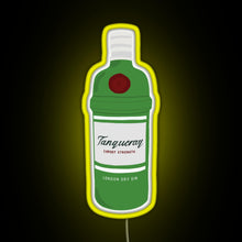 Charger l&#39;image dans la galerie, Tanqueray gin bottle RGB neon sign yellow