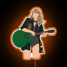 Charger l&#39;image dans la galerie, Taylor Swift Rep Bstage RGB neon sign orange