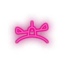 Charger l&#39;image dans la galerie, pink teeter totter family children playground outdoors saw child see saw kid baby see led neon factory