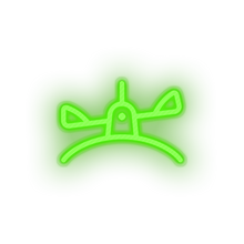 Charger l&#39;image dans la galerie, green teeter totter family children playground outdoors saw child see saw kid baby see led neon factory