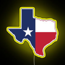 Charger l&#39;image dans la galerie, Texas RGB neon sign yellow