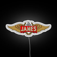 Charger l&#39;image dans la galerie, The James Motorcycles Wings RGB neon sign white 