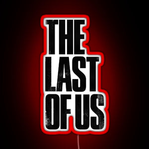 The last of us RGB neon sign red
