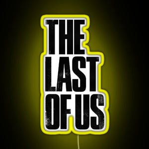 The last of us RGB neon sign yellow