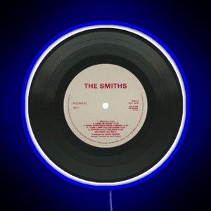 the smiths music disc RGB neon sign blue