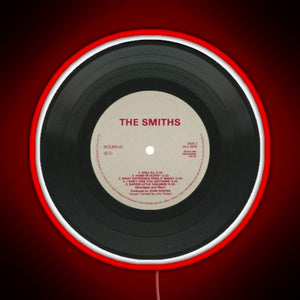 the smiths music disc RGB neon sign red