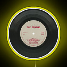Charger l&#39;image dans la galerie, the smiths music disc RGB neon sign yellow