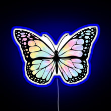 Charger l&#39;image dans la galerie, Tie Dye Butterfly RGB neon sign blue