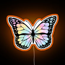Charger l&#39;image dans la galerie, Tie Dye Butterfly RGB neon sign orange