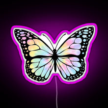 Charger l&#39;image dans la galerie, Tie Dye Butterfly RGB neon sign  pink
