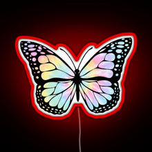 Charger l&#39;image dans la galerie, Tie Dye Butterfly RGB neon sign red