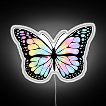 Charger l&#39;image dans la galerie, Tie Dye Butterfly RGB neon sign white 