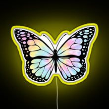 Charger l&#39;image dans la galerie, Tie Dye Butterfly RGB neon sign yellow