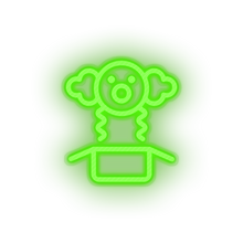 Charger l&#39;image dans la galerie, green toys family clown children toy child kid baby play led neon factory