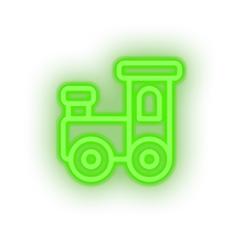Charger l&#39;image dans la galerie, green toys family train children baby play child kid choo toy led neon factory