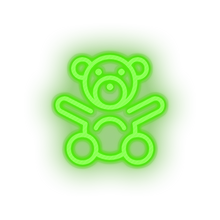 Charger l&#39;image dans la galerie, toys stuffed family children baby toy child teddy kid bear play Neon led factory