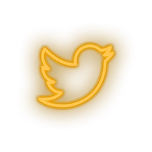 Charger l&#39;image dans la galerie, twiter social network brand logo Neon led factory