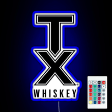 Charger l&#39;image dans la galerie, tx whiskey RGB neon sign remote