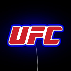 UFC MMA BOXING RGB neon sign blue