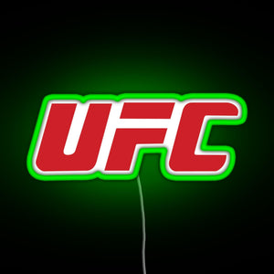 UFC MMA BOXING RGB neon sign green