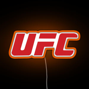 UFC MMA BOXING RGB neon sign orange