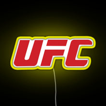 Charger l&#39;image dans la galerie, UFC MMA BOXING RGB neon sign yellow