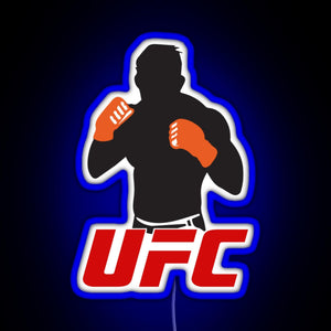 UFC RGB neon sign blue