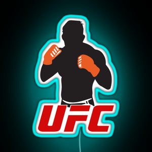 UFC RGB neon sign lightblue 