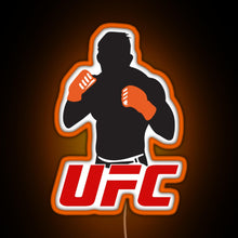 Charger l&#39;image dans la galerie, UFC RGB neon sign orange
