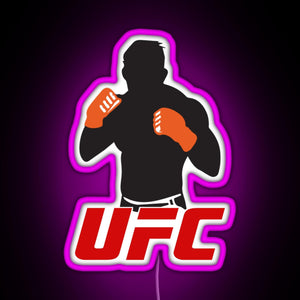 UFC RGB neon sign  pink