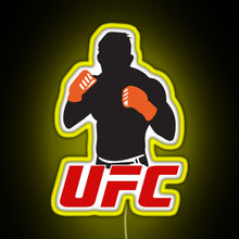 Charger l&#39;image dans la galerie, UFC RGB neon sign yellow