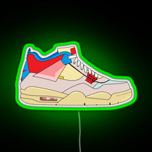 Charger l&#39;image dans la galerie, Union x Jordan 4 Guava ice RGB neon sign green