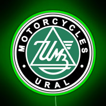 Charger l&#39;image dans la galerie, URAL MOTORCYCLES RGB neon sign green