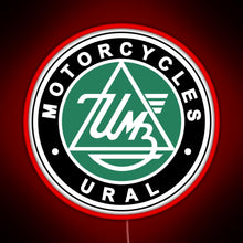 Charger l&#39;image dans la galerie, URAL MOTORCYCLES RGB neon sign red