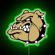 Charger l&#39;image dans la galerie, USMC Bulldog RGB neon sign green