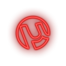 Charger l&#39;image dans la galerie, red utorrent social network brand logo led neon factory