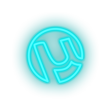 Charger l&#39;image dans la galerie, ice_blue utorrent social network brand logo led neon factory