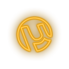 Charger l&#39;image dans la galerie, warm_white utorrent social network brand logo led neon factory